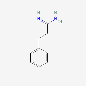 molecular formula C9H12N2 B3369726 3-Phenylpropanimidamide CAS No. 24442-03-3