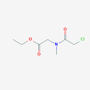ethyl 2-(2-chloro-N-methylacetamido)acetate