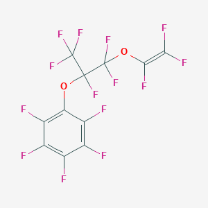 Pentafluoro(1,2,2-trifluoro-2-((trifluorovinyl)oxy)-1-(trifluoromethyl)ethoxy)benzene