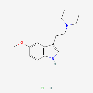 molecular formula C15H23ClN2O B3369776 5-甲氧基-N,N-二乙基色胺盐酸盐 CAS No. 2454-70-8