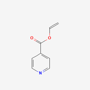 molecular formula C8H7NO2 B3369798 Ethenyl pyridine-4-carboxylate CAS No. 24641-05-2