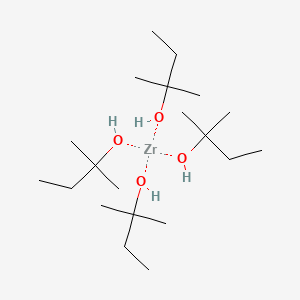 molecular formula C20H48O4Z B3369812 Zirconium 2-methyl-2-butoxide CAS No. 24675-20-5