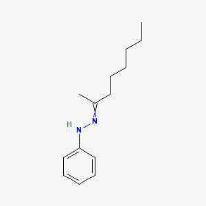 molecular formula C14H22N2 B3369814 N-(octan-2-ylideneamino)aniline CAS No. 2471-17-2