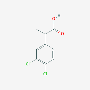 molecular formula C9H8Cl2O2 B3369854 2-(3,4-二氯苯基)丙酸 CAS No. 25173-22-2