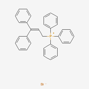 molecular formula C33H28P+ B3369856 (3,3-Diphenylallyl)triphenylphosphonium bromide CAS No. 25201-67-6