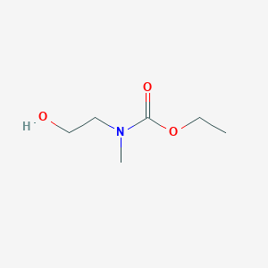 molecular formula C6H13NO3 B3369874 ethyl N-(2-hydroxyethyl)-N-methylcarbamate CAS No. 25450-10-6