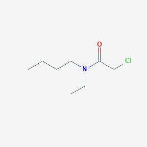 molecular formula C8H16ClNO B3369885 N-butyl-2-chloro-N-ethylacetamide CAS No. 2567-58-0