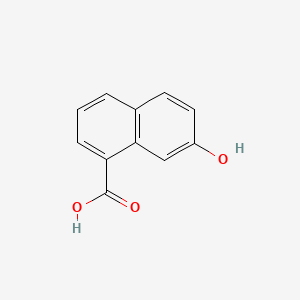 molecular formula C11H8O3 B3369908 7-Hydroxy-1-naphthoic acid CAS No. 2623-37-2