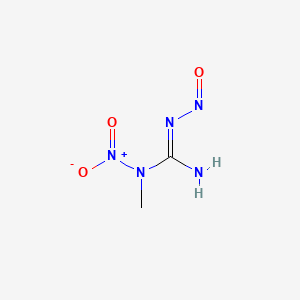 molecular formula C2H5N5O3 B3369916 N-Methyl-N-nitro-N'-nitrosoguanidine CAS No. 26305-08-8