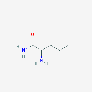 molecular formula C6H14N2O B3369917 2-氨基-3-甲基戊酰胺 CAS No. 26433-54-5