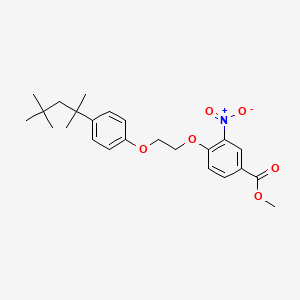 Methyl 3-nitro-4-{2-[4-(2,4,4-trimethylpentan-2-yl)phenoxy]ethoxy}benzoate