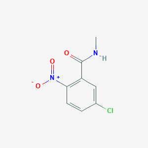 molecular formula C8H7ClN2O3 B3369946 5-氯-N-甲基-2-硝基苯甲酰胺 CAS No. 272108-86-8