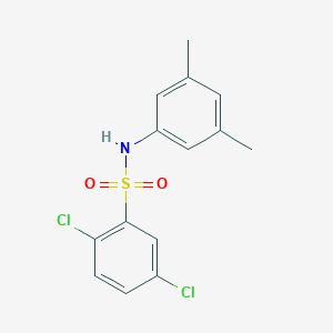 molecular formula C14H13Cl2NO2S B337000 2,5-dichloro-N-(3,5-dimethylphenyl)benzenesulfonamide 