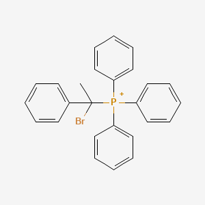 molecular formula C26H23BrP+ B3370062 (1-Bromo-1-phenylethyl)(triphenyl)phosphorane CAS No. 30537-10-1