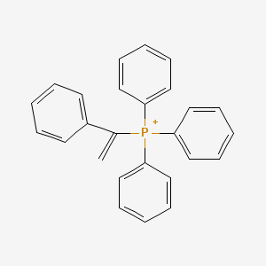 molecular formula C26H22P+ B3370068 Triphenyl(1-phenylvinyl)phosphorane CAS No. 30537-11-2