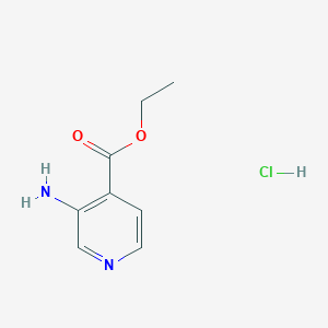 molecular formula C8H11ClN2O2 B3370077 3-Amino-isonicotinic acid ethyl ester hydrochloride CAS No. 306936-11-8