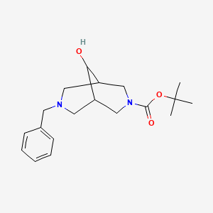 Tert-butyl 7-benzyl-9-hydroxy-3,7-diazabicyclo[3.3.1]nonane-3-carboxylate