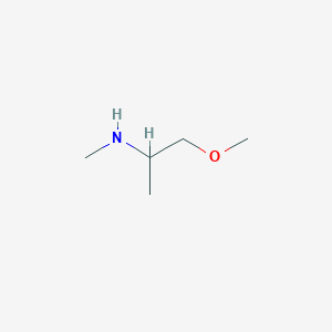 molecular formula C5H14ClNO B3370094 (1-Methoxypropan-2-yl)(methyl)amine CAS No. 314771-98-7