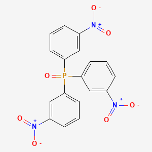 molecular formula C18H12N3O7P B3370099 Tris(m-nitrophenyl)phosphine oxide CAS No. 31638-89-8