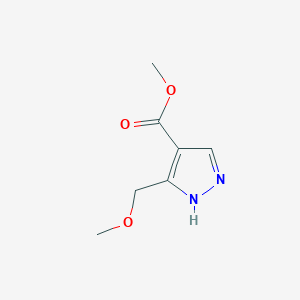 3-Methoxymethyl-1H-pyrazole-4-carboxylic acid methyl ester