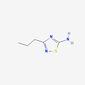 molecular formula C5H9N3S B3370114 3-Propyl-1,2,4-thiadiazol-5-amine CAS No. 32039-20-6