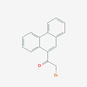 molecular formula C16H11BrO B3370164 2-Bromo-1-(phenanthren-9-yl)ethanone CAS No. 33466-14-7