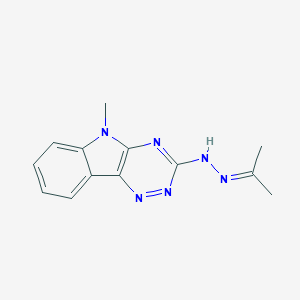 acetone (5-methyl-5H-[1,2,4]triazino[5,6-b]indol-3-yl)hydrazone