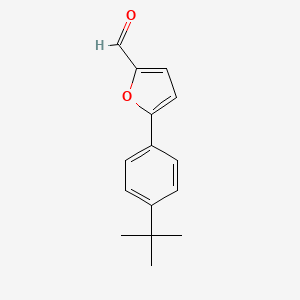 molecular formula C15H16O2 B3370205 5-(4-Tert-butylphenyl)furan-2-carbaldehyde CAS No. 343604-13-7