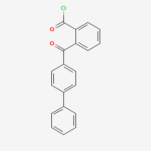 molecular formula C20H13ClO2 B3370221 2-(4-Phenylbenzoyl)benzoyl chloride CAS No. 344875-46-3