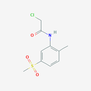 2-chloro-N-(5-methanesulfonyl-2-methylphenyl)acetamide