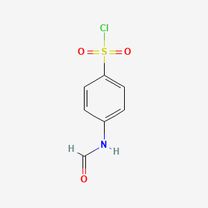 molecular formula C7H6ClNO3S B3370258 4-Formamidobenzene-1-sulfonyl chloride CAS No. 34894-11-6