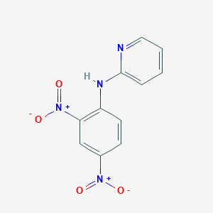 molecular formula C11H8N4O4 B3370264 N-(2,4-dinitrophenyl)pyridin-2-amine CAS No. 34949-43-4