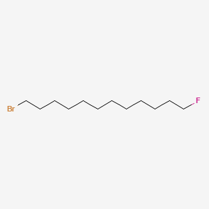 molecular formula C12H24BrF B3370289 1-Bromo-12-fluorododecane CAS No. 353-29-7