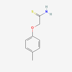 molecular formula C9H11NOS B3370296 2-(4-Methylphenoxy)ethanethioamide CAS No. 35370-83-3