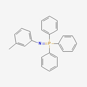 molecular formula C25H22NP B3370317 N-(Triphenylphosphoranylidene)-m-toluidine CAS No. 35843-75-5