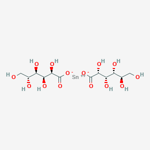 molecular formula C12H22O14Sn B3370331 Stannous gluconate CAS No. 35984-19-1
