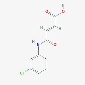(2E)-4-[(3-chlorophenyl)amino]-4-oxobut-2-enoic acid