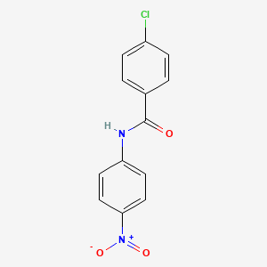 molecular formula C13H9ClN2O3 B3370436 4-chloro-N-(4-nitrophenyl)benzamide CAS No. 39193-07-2