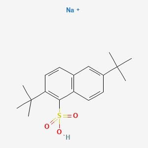 molecular formula C18H24NaO3S+ B3370447 Dibunate sodium CAS No. 39315-52-1