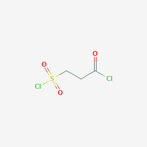 molecular formula C3H4Cl2O3S B3370451 3-(Chlorosulfonyl)propanoyl chloride CAS No. 3944-67-0