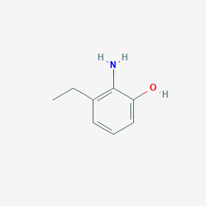 molecular formula C8H11NO B3370456 2-Amino-3-ethyl-phenol CAS No. 398136-39-5