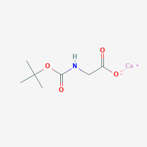 molecular formula C7H12CsNO4 B3370522 Cesium 2-((tert-butoxycarbonyl)amino)acetate CAS No. 42538-64-7