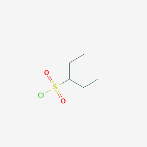 molecular formula C5H11ClO2S B3370530 Pentane-3-sulfonyl chloride CAS No. 42603-81-6