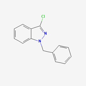 molecular formula C14H11ClN2 B3370534 1-Benzyl-3-chloro-1H-indazole CAS No. 426832-88-4