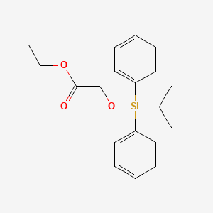 (tert-Butyl-diphenyl-silanyloxy)-acetic acid ethyl ester