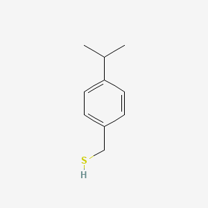 molecular formula C10H14S B3370567 [4-(Propan-2-yl)phenyl]methanethiol CAS No. 4427-53-6