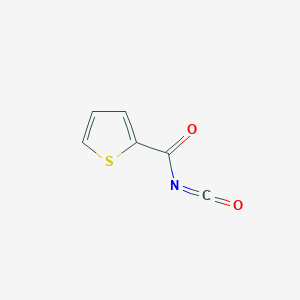 molecular formula C6H3NO2S B3370615 Thiophene-2-carbonyl isocyanate CAS No. 4753-94-0