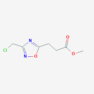 Methyl 3-[3-(chloromethyl)-1,2,4-oxadiazol-5-yl]propanoate