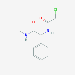 molecular formula C11H13ClN2O2 B3370661 2-(2-氯乙酰氨基)-N-甲基-2-苯乙酰胺 CAS No. 502989-57-3