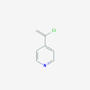 molecular formula C7H6ClN B033707 4-(1-Chlorovinyl)pyridine CAS No. 100325-28-8